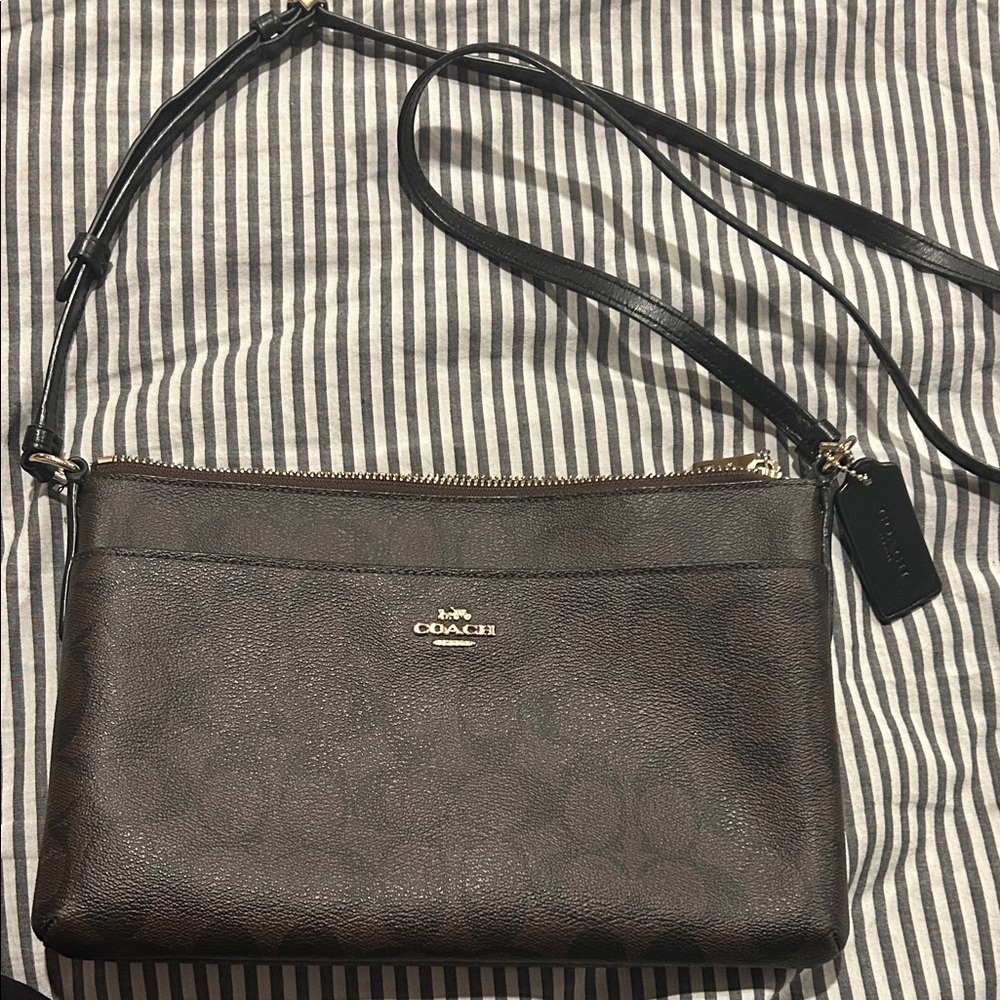Coach Dark Brown Crossbody Bag